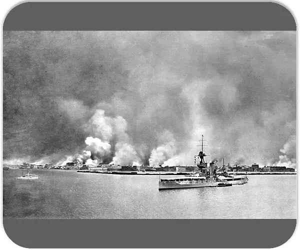 HMS Iron Duke and the Great Fire of Smyrna, 1922