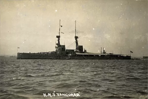 HMS Vanguard, British battleship