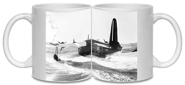 Short Sunderland flying boat, RAF Wig Bay, WW2