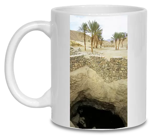 Egypt - an ancient water well in Arabian desert