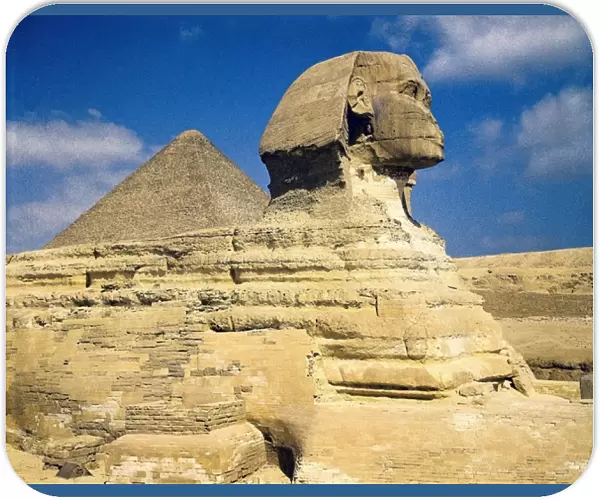 Giza. Great Sphinx and. Great Pyramid of Giza