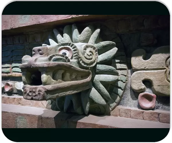Mexico City. Quetzalcoatl Snake