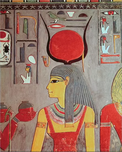 Tomb of Horemheb. Hathor. Fresco