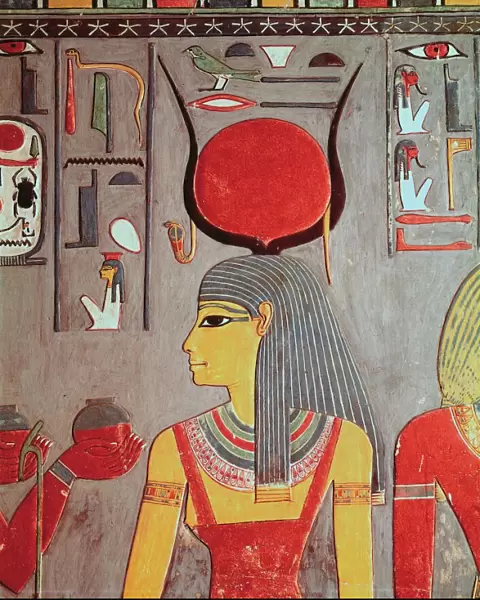 Tomb of Horemheb. Hathor. Fresco