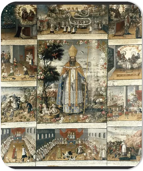 BERRIO, Gaspar Miguel de (1706-1761). San Nicol᳅