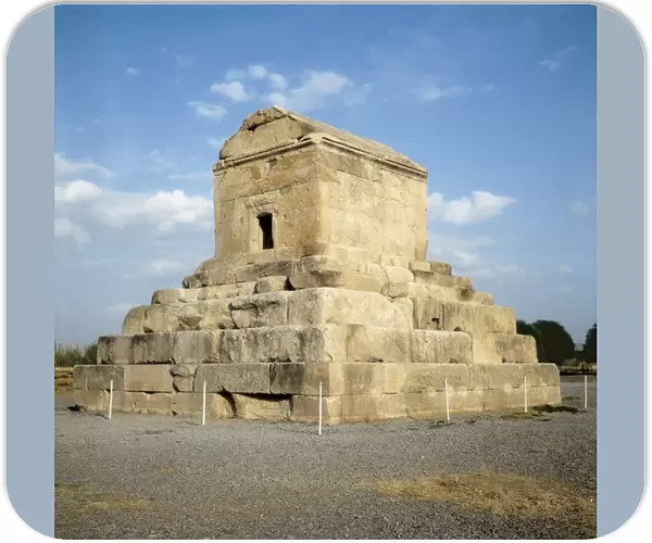 IRAN. Pasagarda. Tomb of Cyrus II the Great, founder