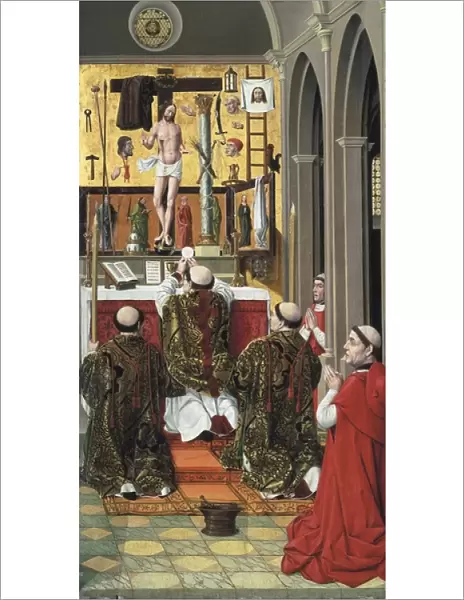 Mass of Saint Gregory. 15th c. Attributed to Juan