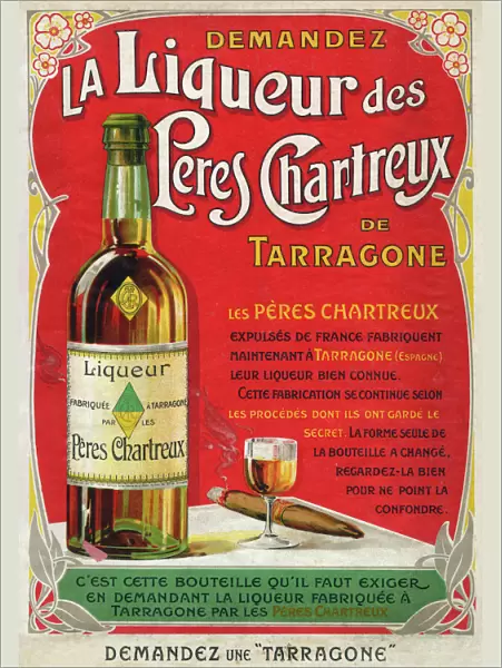 Chartreux liqueur advertisement