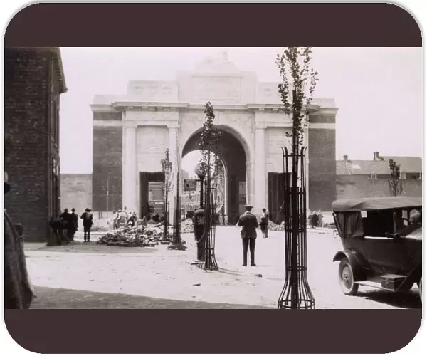Construction of Menin Gate, Ypres, Belgium