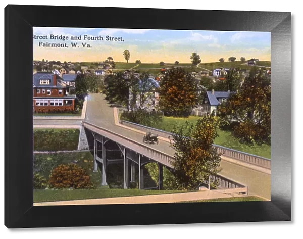 Fourth Street Bridge, Fairmont, West Virginia, USA