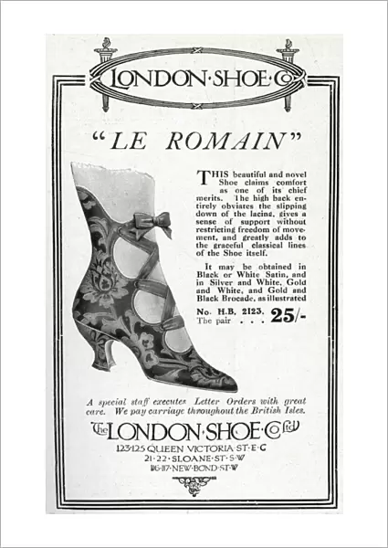 Advert for London Shoe 1913