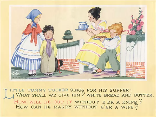 The nursery rhyme, Little Tommy Tucker