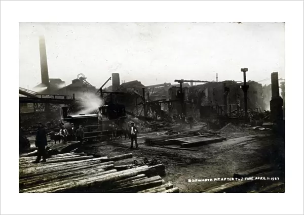 Colliery Fire, Dodworth, Yorkshire