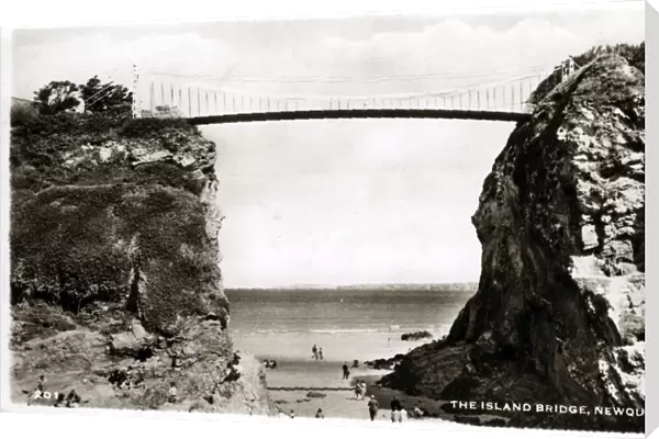 The Island Bridge, Newquay, Cornwall