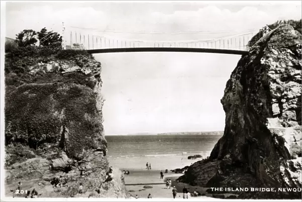 The Island Bridge, Newquay, Cornwall
