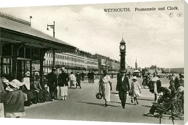 Promenade & Clock, Weymouth, Dorset