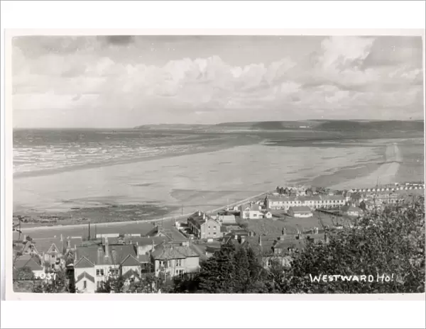 View of the Town, Westward Ho, Devon