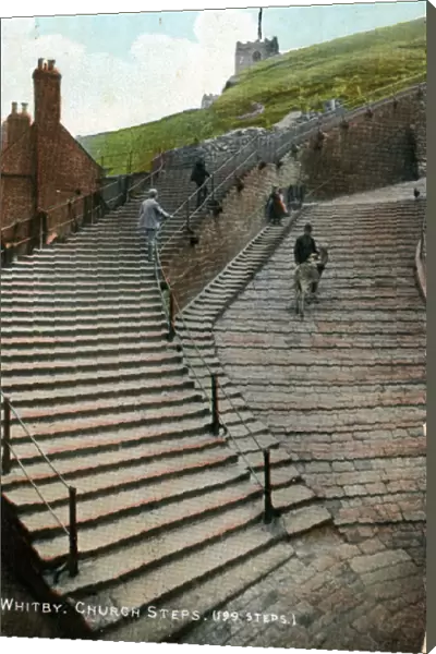 The Church Steps, Whitby, Yorkshire