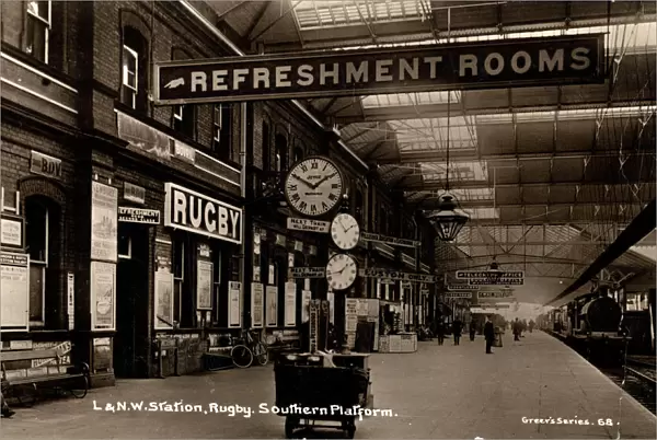 The Railway Station Interior (South Platform), Rugby, Englan