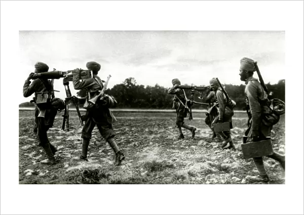 WW1 - Indian Machine Gun Crews in France