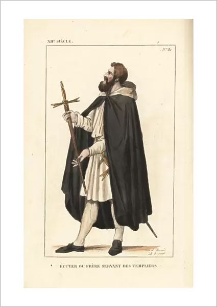 Knight Templar squire or servant brother, 12th century