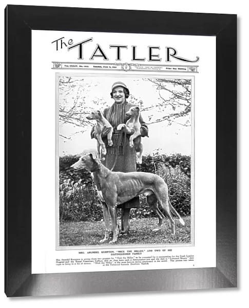 Tatler cover - Mrs Arundel Kempton & Mick the Miller