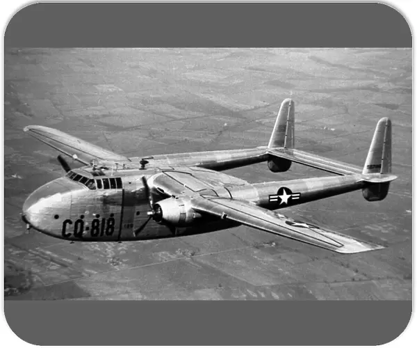 Fairchild C-82A-While the XC-82 first flew in September