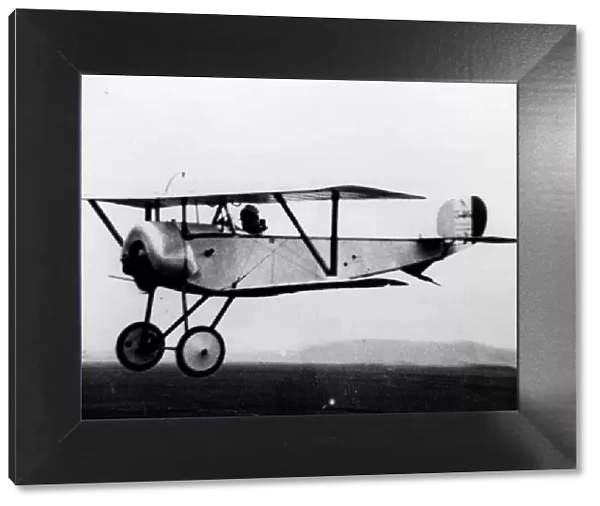 Nieuport 11 Bebe in low-level flight