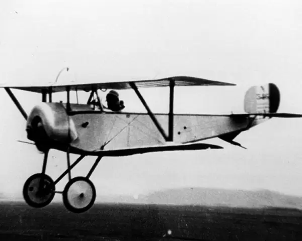 Nieuport 11 Bebe in low-level flight