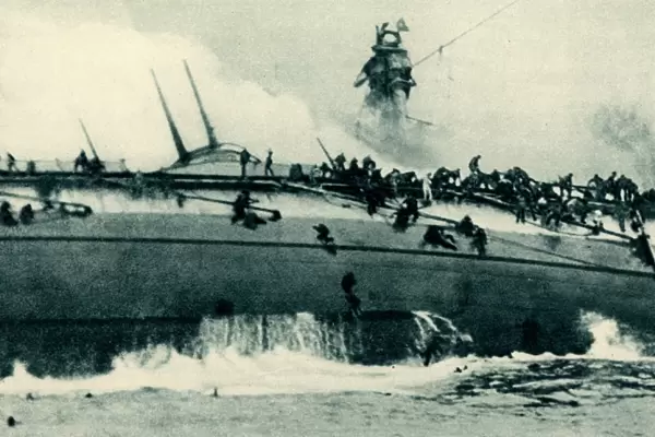 WW1 - Battle of Dogger Bank - Sinking of SMS Blucher