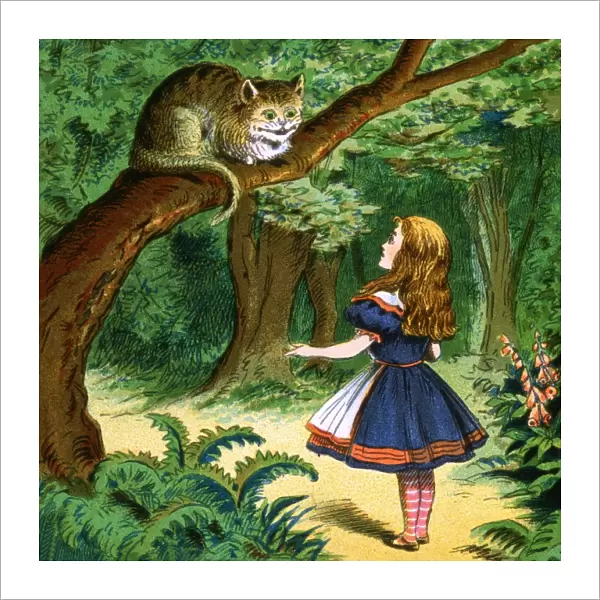Alice in Wonderland, Alice and Cheshire Cat