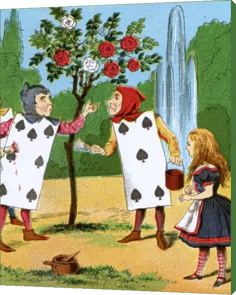 Alice in Wonderland, Alice and the gardeners