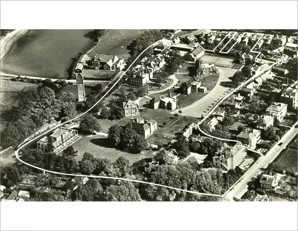 National Childrens Home (NCH), Alverstoke - Aerial view