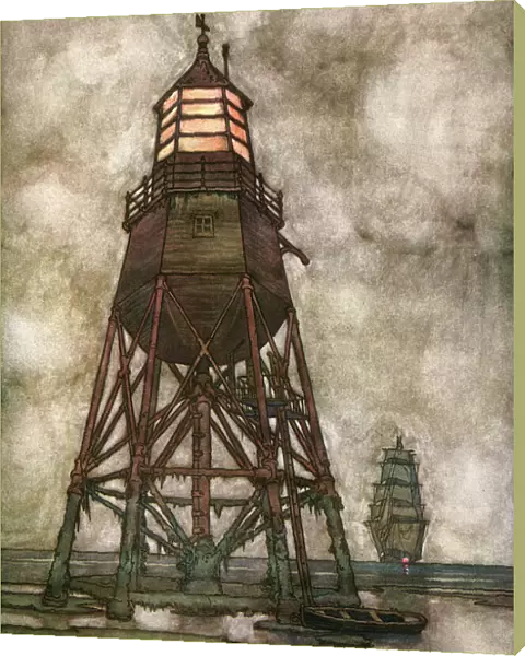 Illustration, A Song of the English, Lighthouse