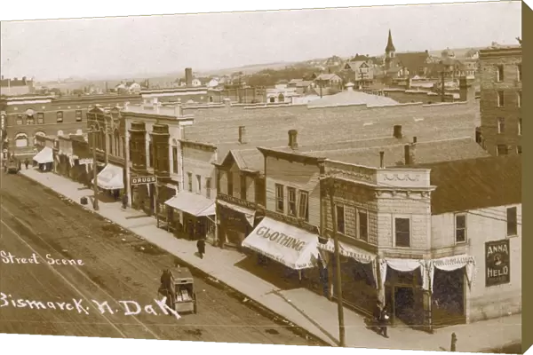 Street scene in Bismarck, North Dakota, USA