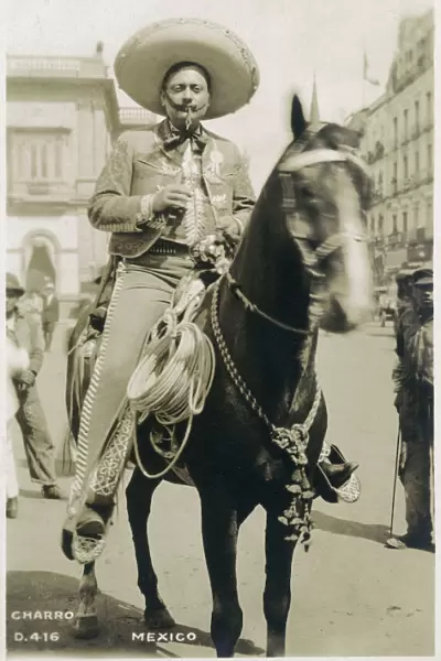 Mexican horseman or Charro, Mexico