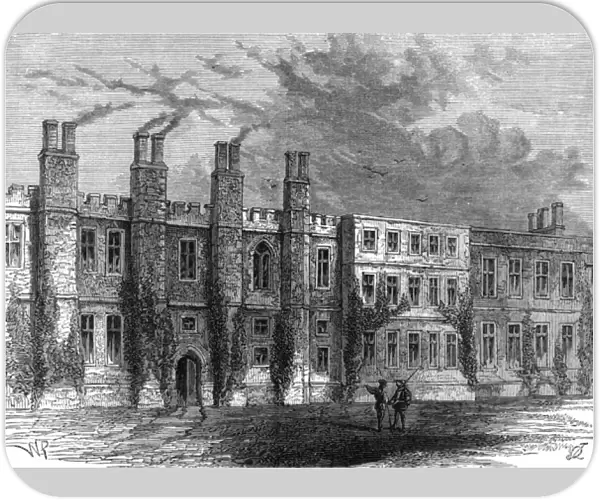 Manor house at Chelsea, built by Henry VIII