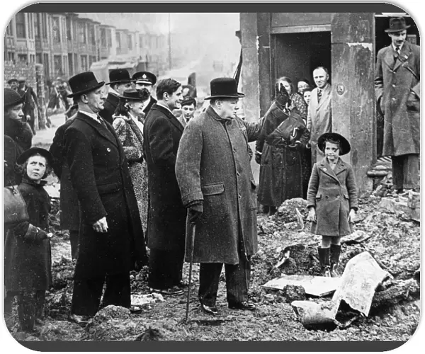 Winston Churchill in Bristol, 1941