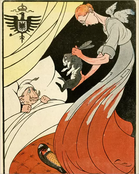 Cartoon, The Kaisers dream, WW1
