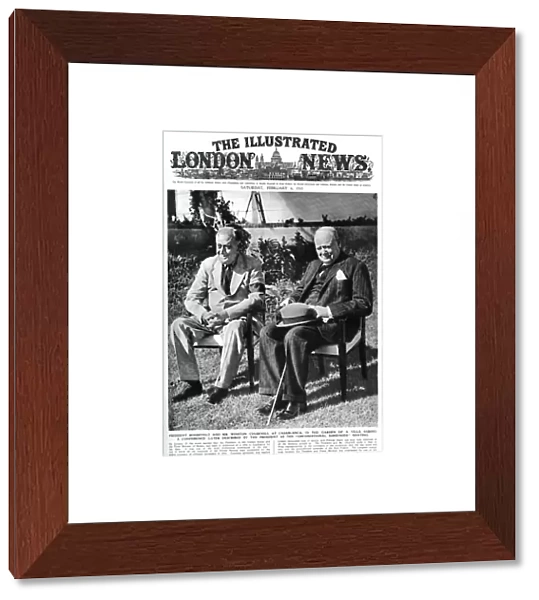 Roosevelt and Churchill at Casablanca
