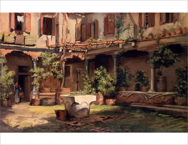 Courtyard of San Geronimo, Venice, Italy