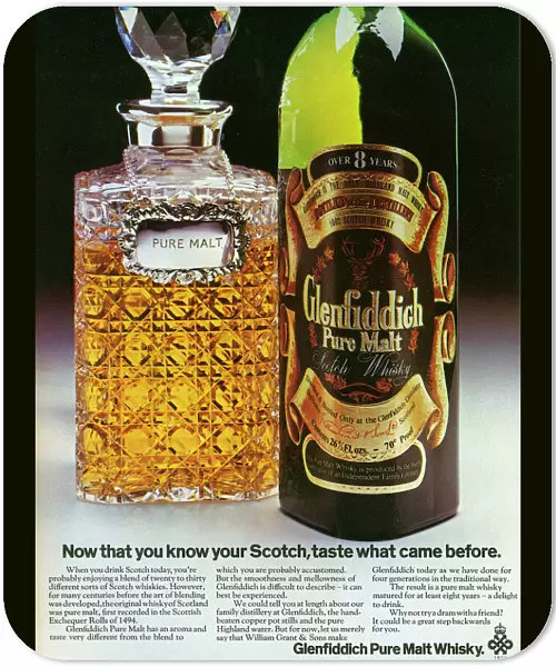 Glenfiddich advertisement, 1974