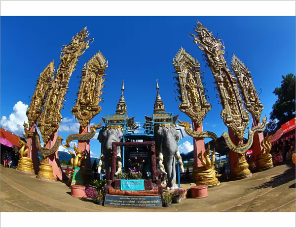 Buddhist Shrine, Golden Triangle, Thailand