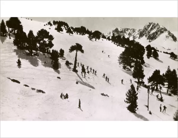 Ski slopes at Envalira, Valleys of Andorra, Andorra