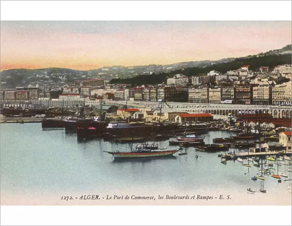 View of the harbour, Algiers, Algeria