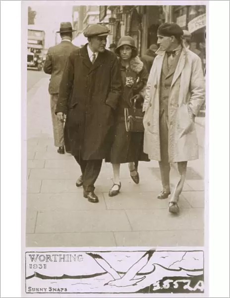 Worthing, West Sussex - Sophisticated Gent talks to a couple