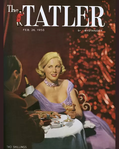 Tatler cover - London nightlife, 1958