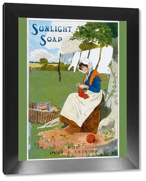 Poster advertising Sunlight Soap