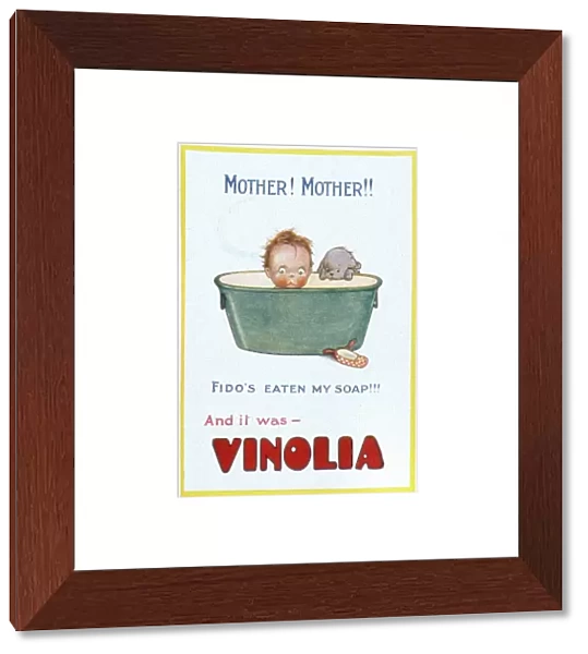 Advertisement for Vinolia Soap