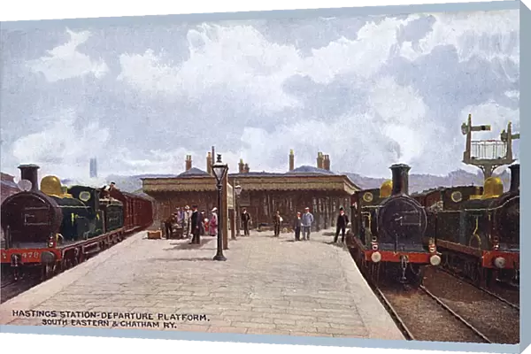 Departure Platform - Hastings Station, East Sussex SE&CR